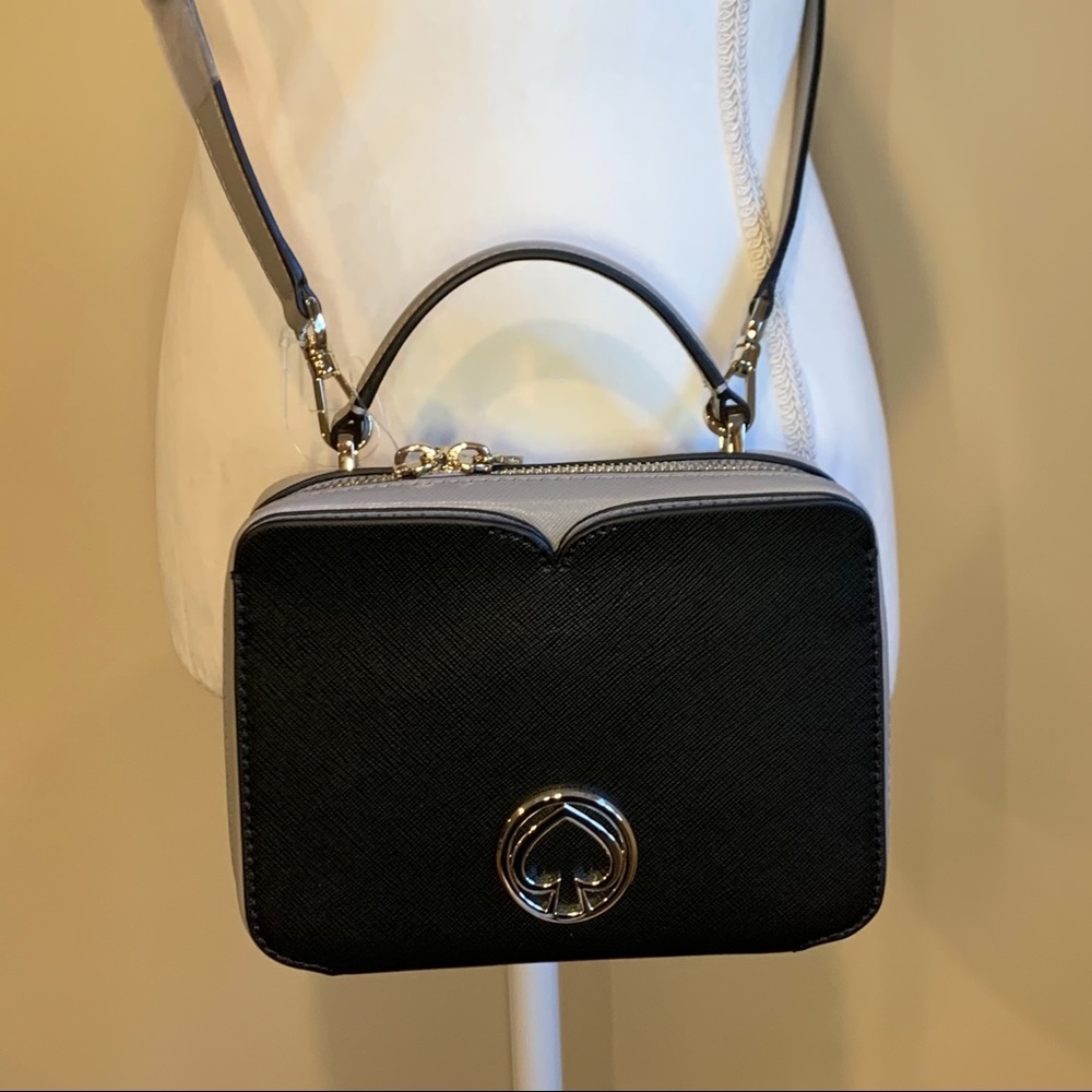 Kate Spade Multi Vanity Crossbody- Black/Grey NWT